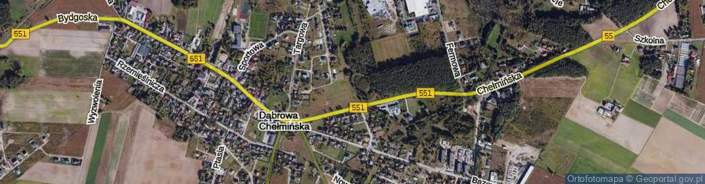 Zdjęcie satelitarne Truskawkowa ul.